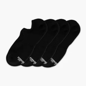 Women's Classic No Show Sock | Black 4-Pack