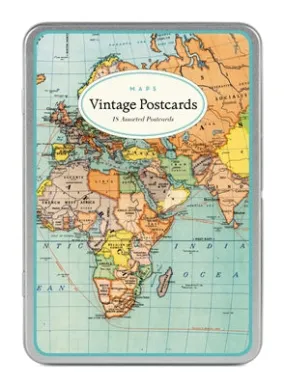  World Map  Postcards