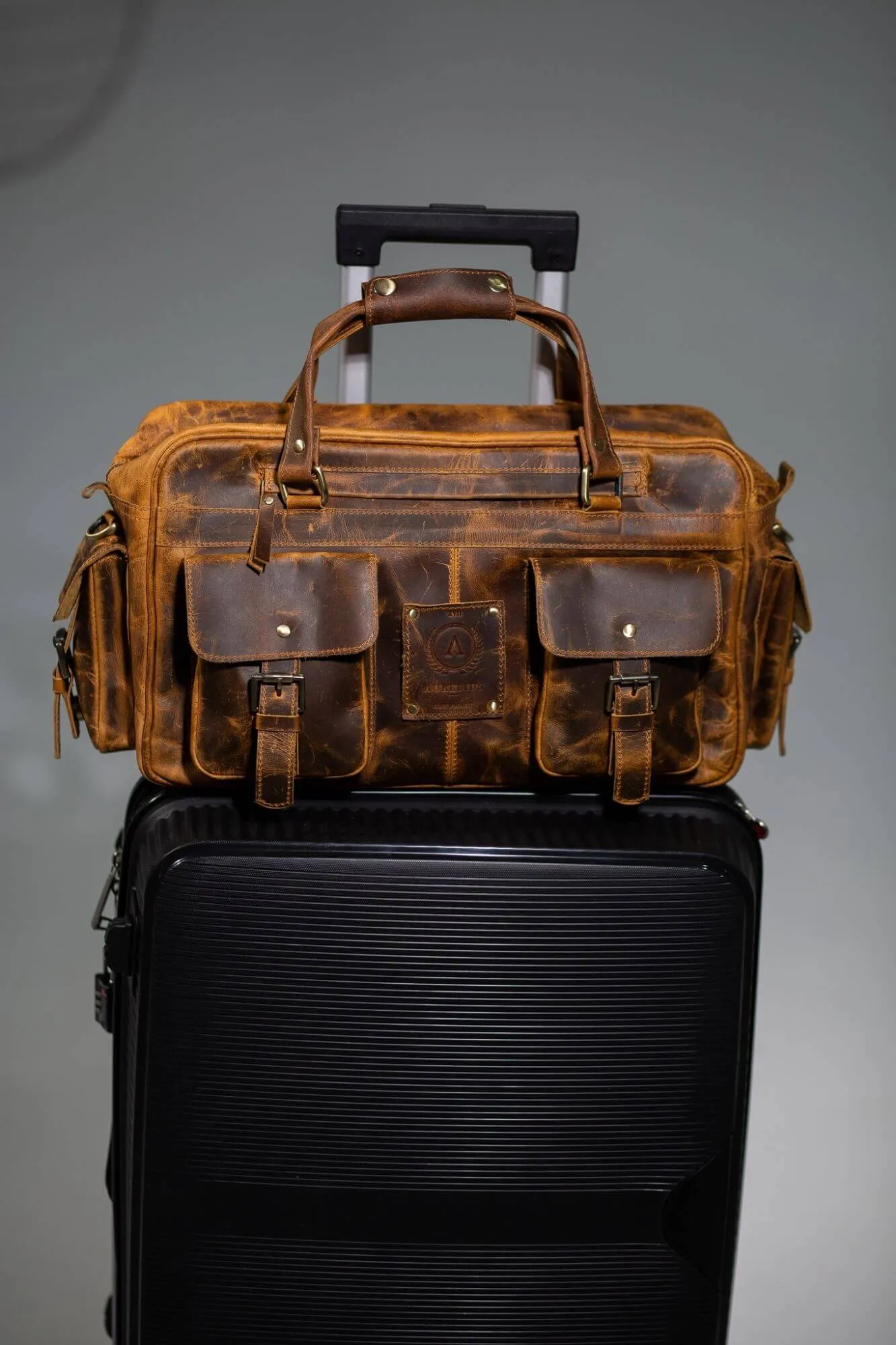 Wright Pilot Leather Laptop Bag