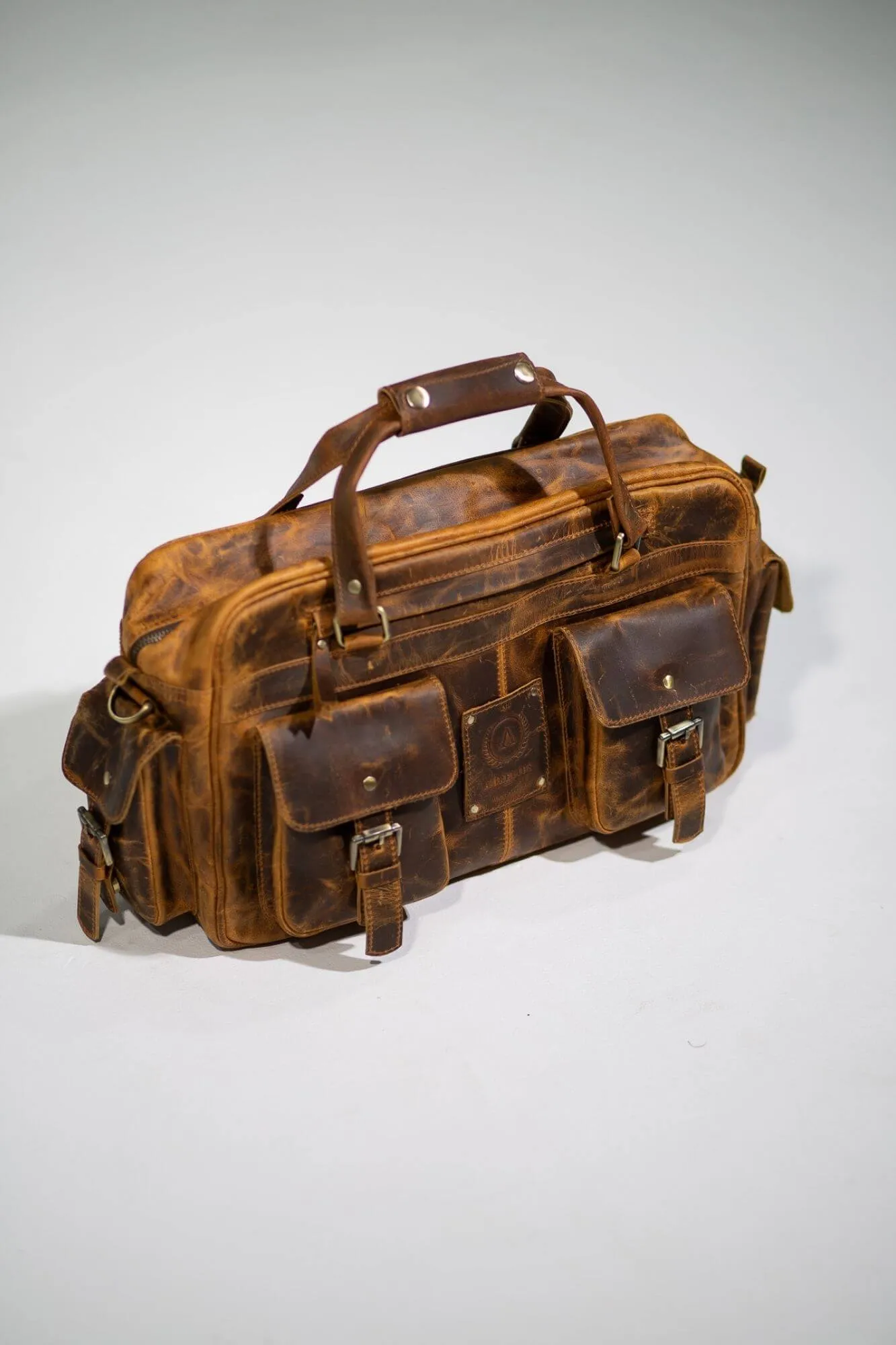 Wright Pilot Leather Laptop Bag