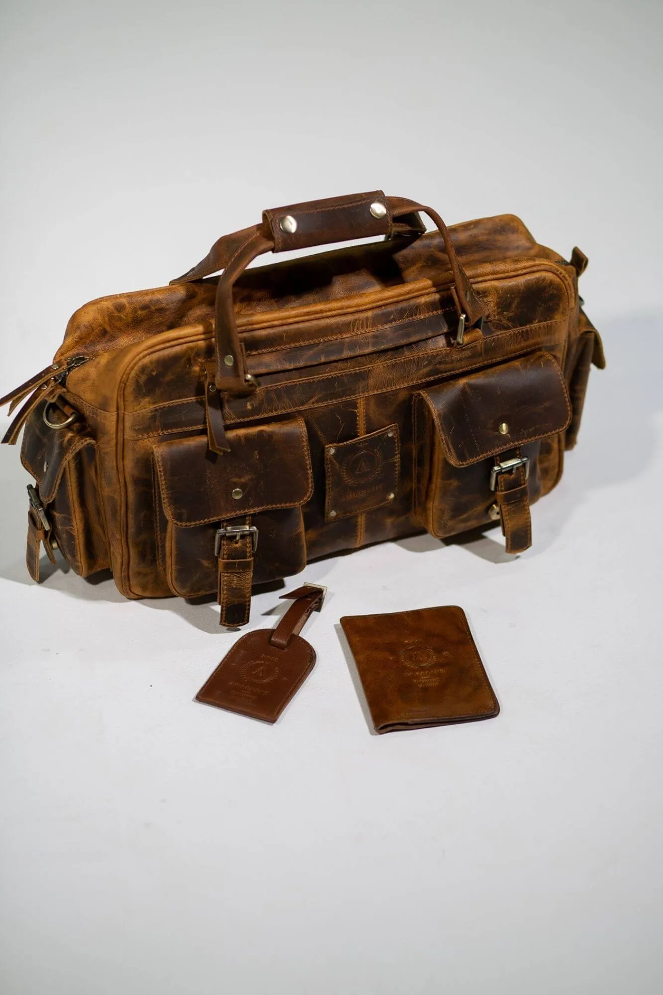 Wright Pilot Leather Laptop Bag