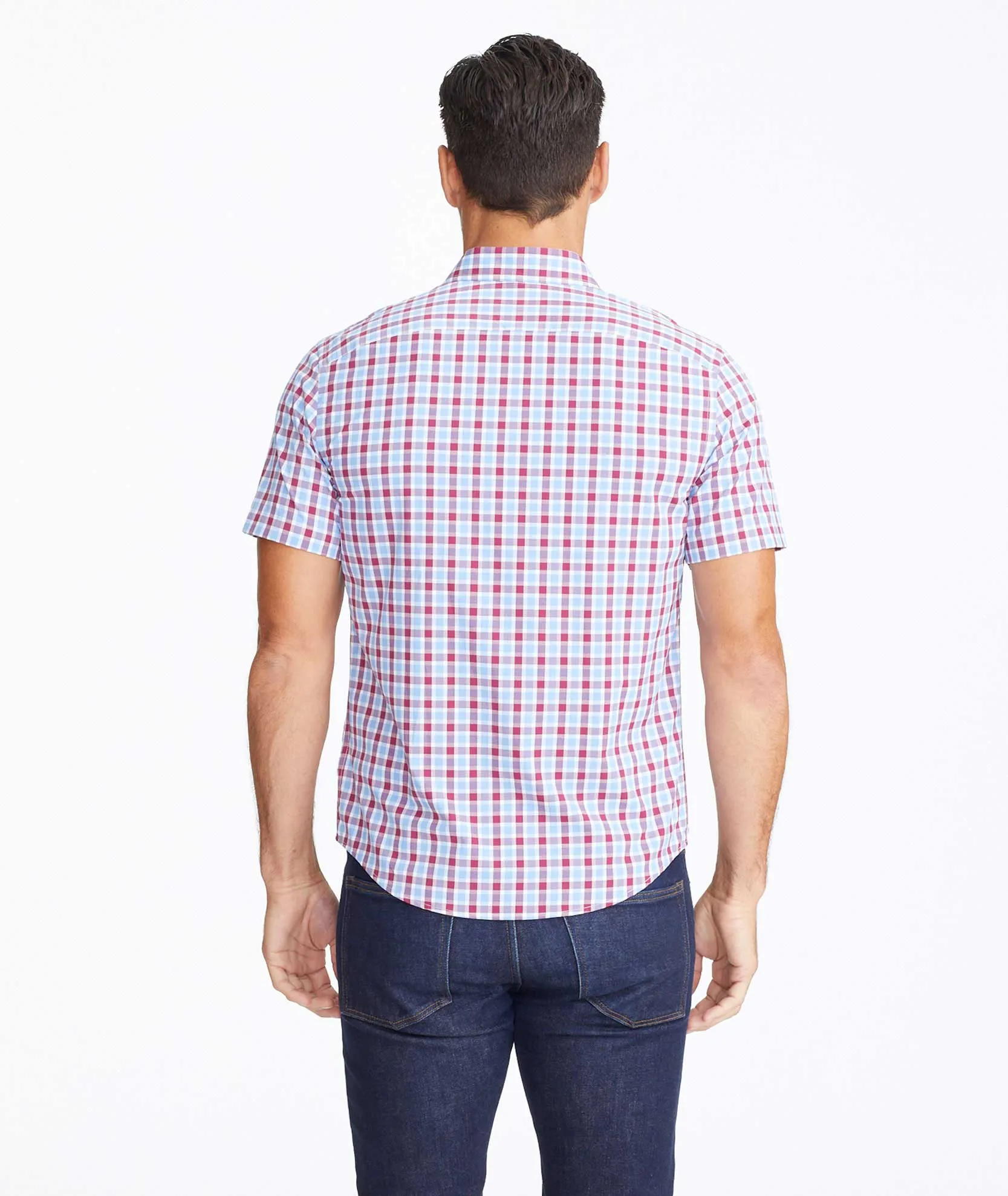 Wrinkle-Free Performance  Short-Sleeve Hopler Shirt - FINAL SALE