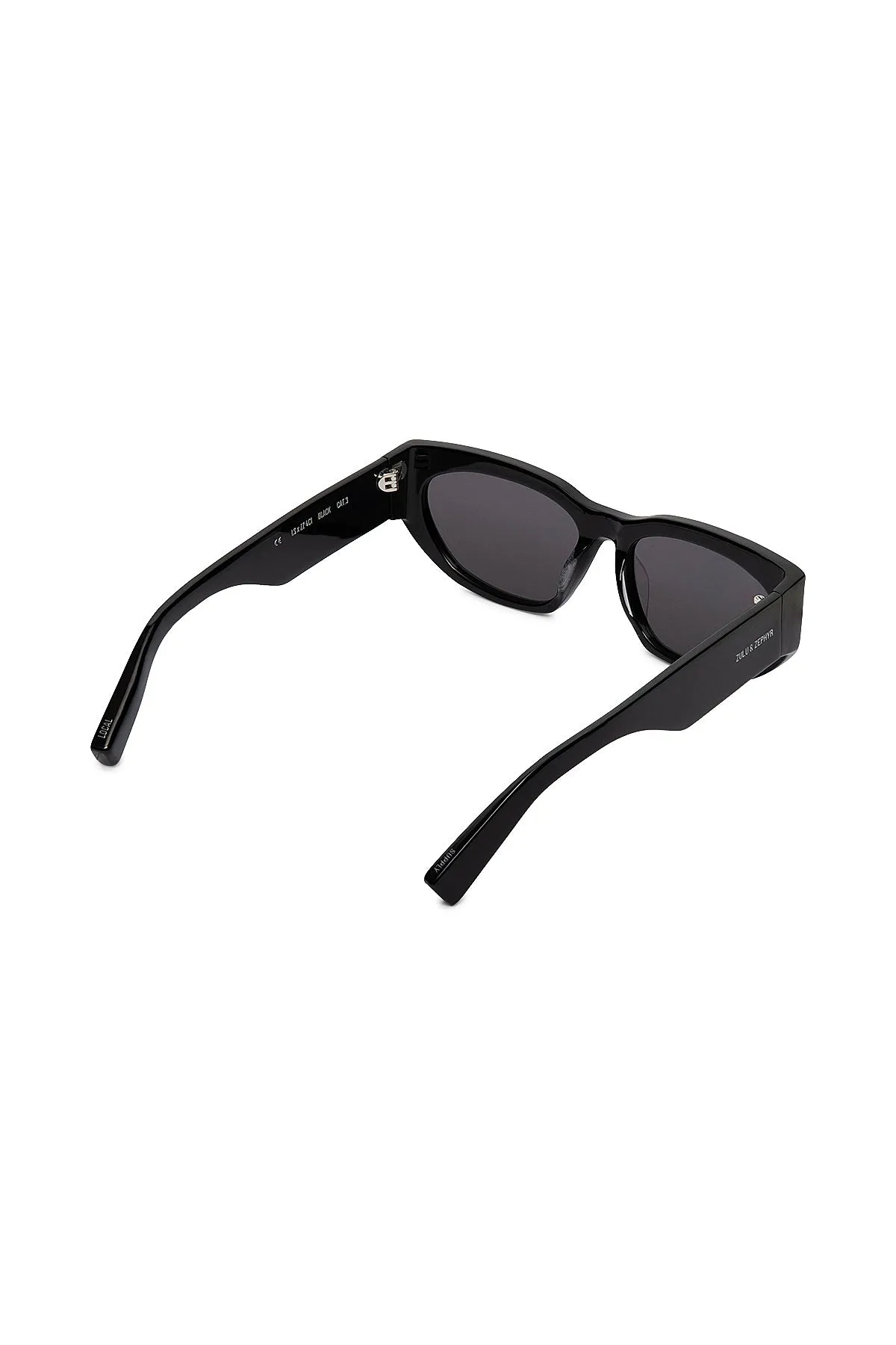 Zulu & Zephyr x Local Supply - Oval Sunglasses - Black